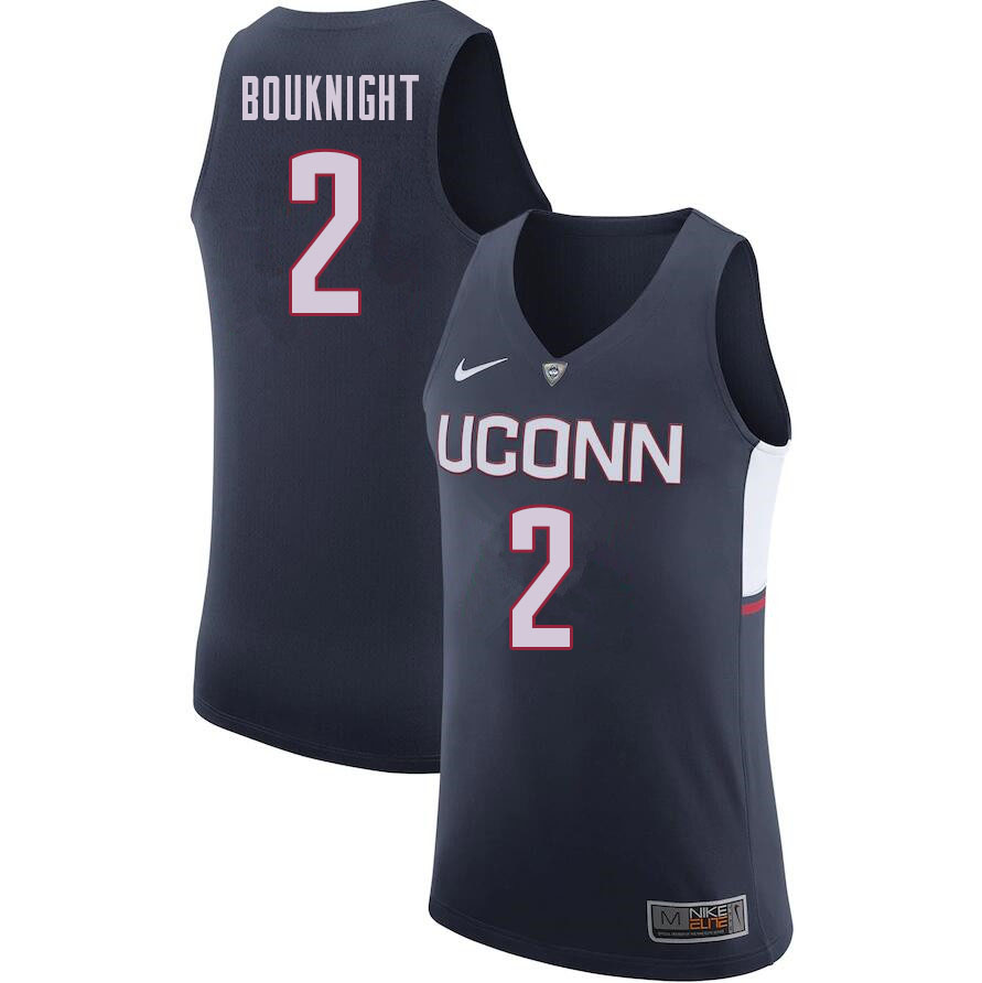 Men #2 James Bouknight Uconn Huskies College Basketball Jerseys Sale-Navy